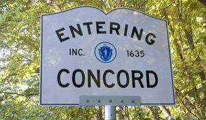 Entering concord