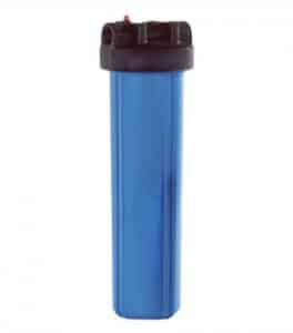 filtro de agua azul